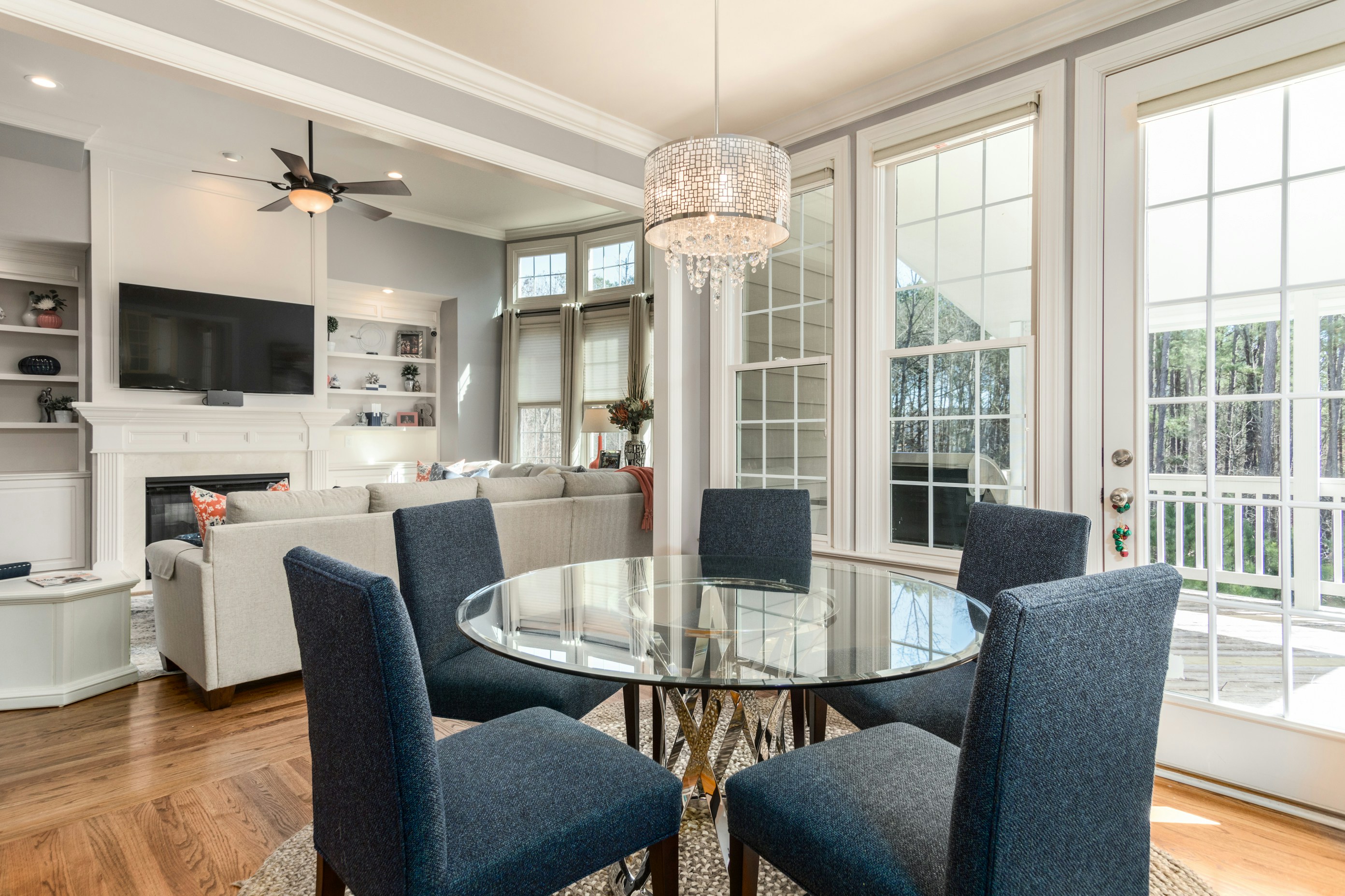 Polished residential interior